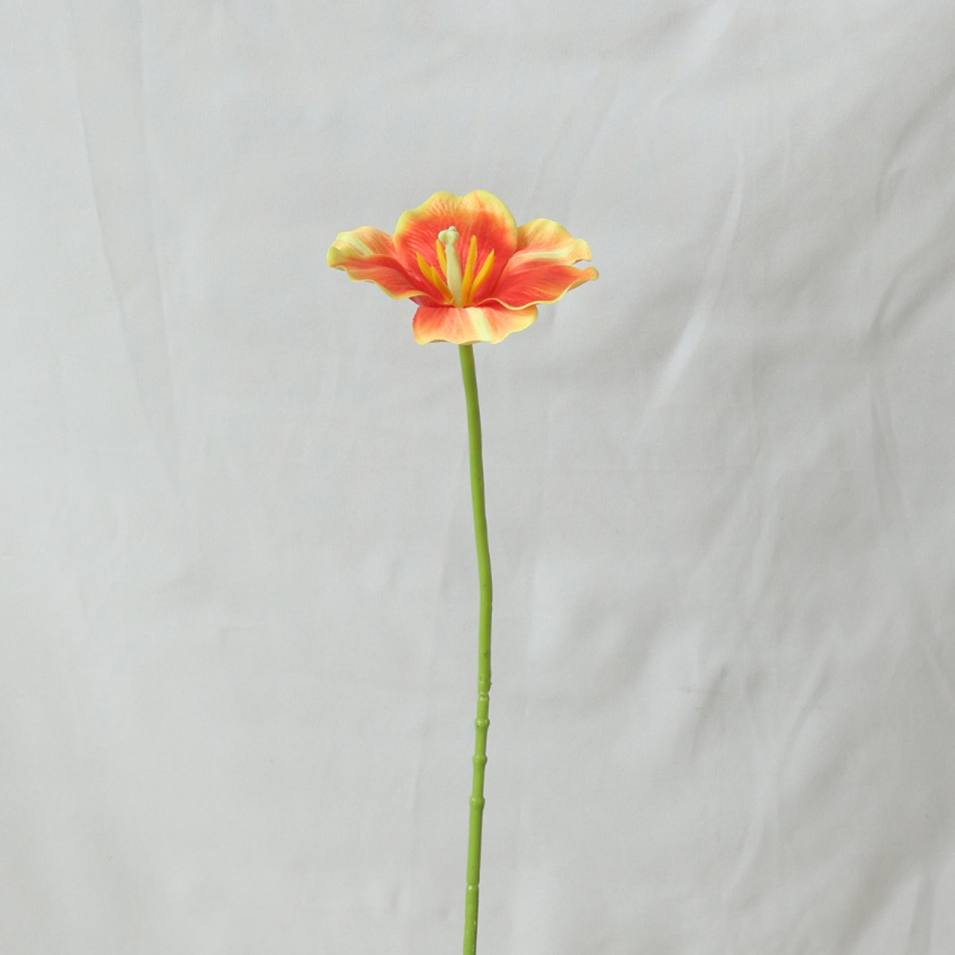 

1/3Pcs Artificial Flowers 50CM Fake Flower For Home Decor Garden Wedding Decorations Vase Ornaments Flower Arrangement Accessory 1Pcs помаранчевий