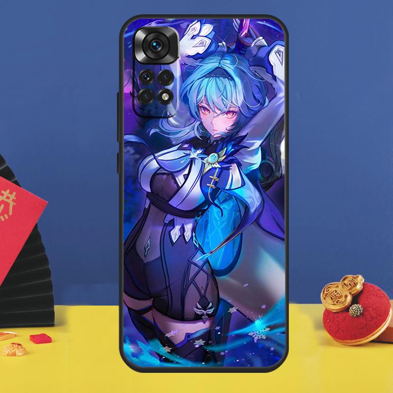 Genshin Impact Eula Case For Xiaomi Redmi Note 11 9 10 12 13 14 15 Pro Plus Redmi 15 14C 10C 12C 13C 15C Cover