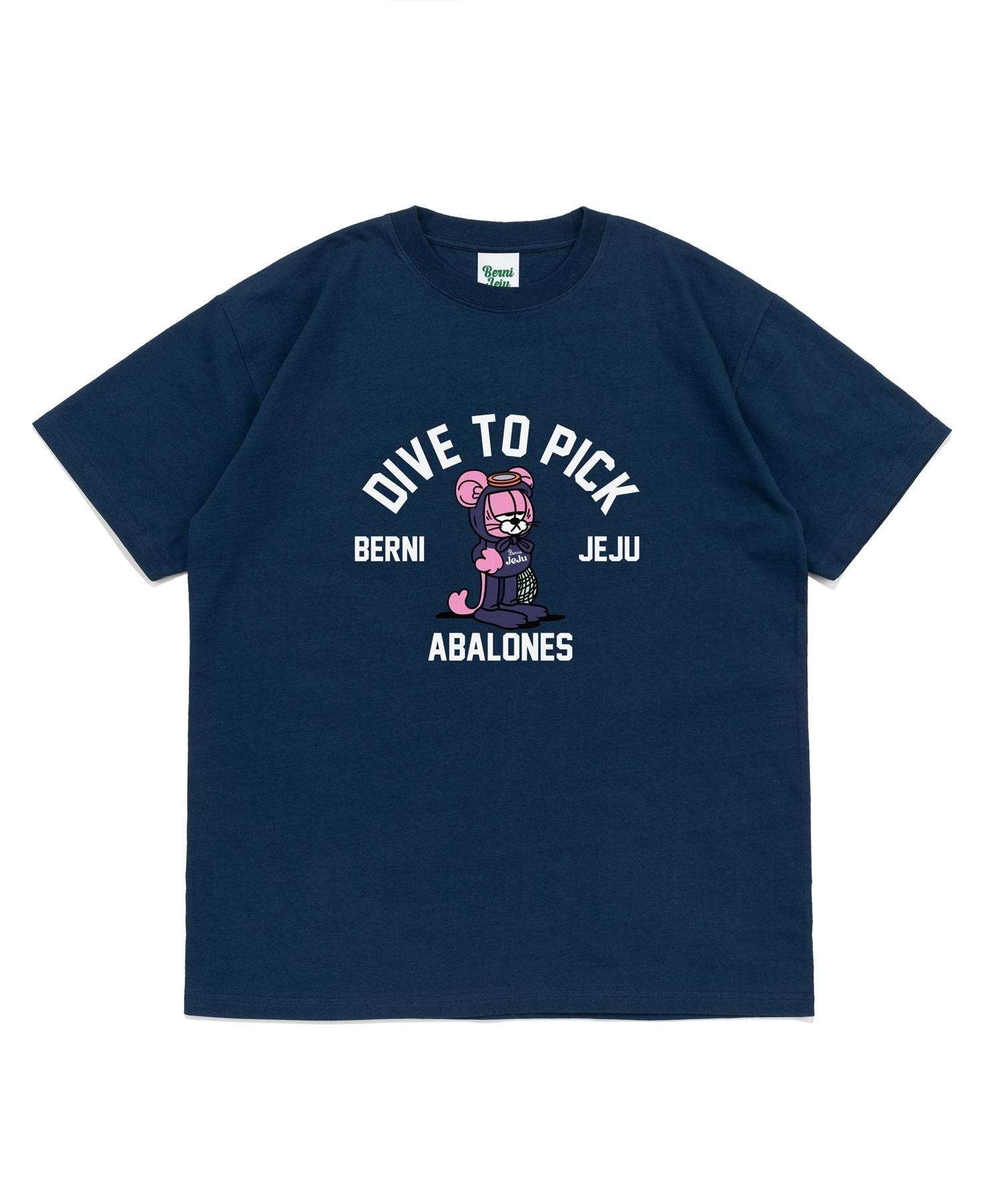 Bernie [Jeju Edition] Berni Haenyeo Abalones Jeju Tee (Navy) S