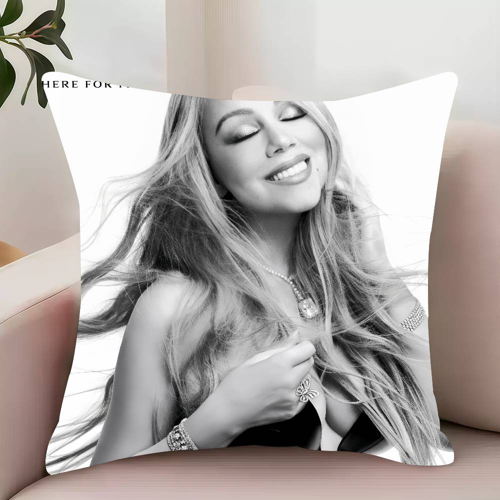 M-Mariah Carey Here for It All Pillow Case Decor Protective Covers Comfortable soft for Sofa Living Room Home office
