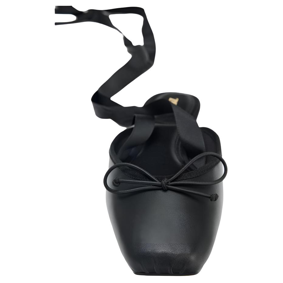 Zara Fashion Casual Flats 1.5cm Women Flats Black 2507610800