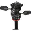 Manfrotto 290 Series DUAL Tripod, Aluminum, 3-Section, MK290DUA3-3W, with 3-Way Head, 4kg Load Capacity, Maximum Height 175.5cm, Minimum Height 5.5cm,