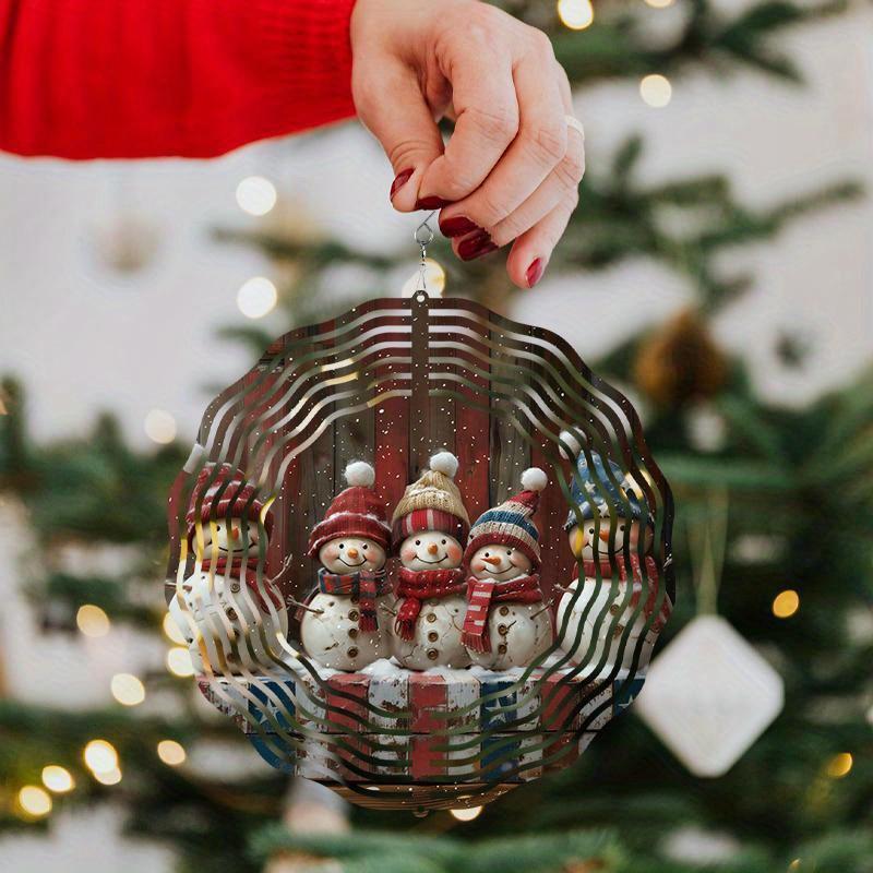 10 Inch Hanging Wind Spinner with 360 Degree Hook for Balcony Garden Decor Spring Summer Outdoor Decoration