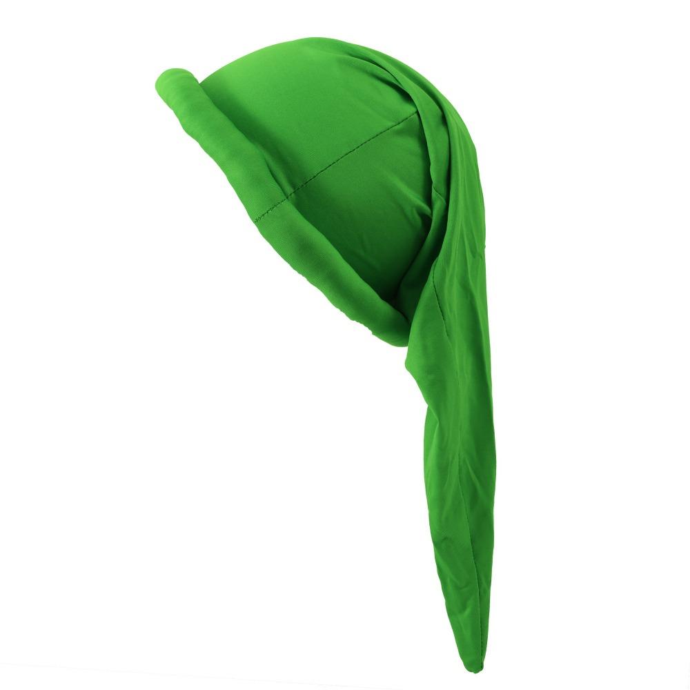 Polyester Party Dwarf Hat Solid Color High Elasticity Elf Cosplay Cap Breathable Gnome Costumes Hat Cosplay Event