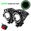 Motorcycle LED 12v 125w Headlights Car Spotlights 6000k Motorbike Work Head Lamp LED Angel Eye Lights Fog Lamp