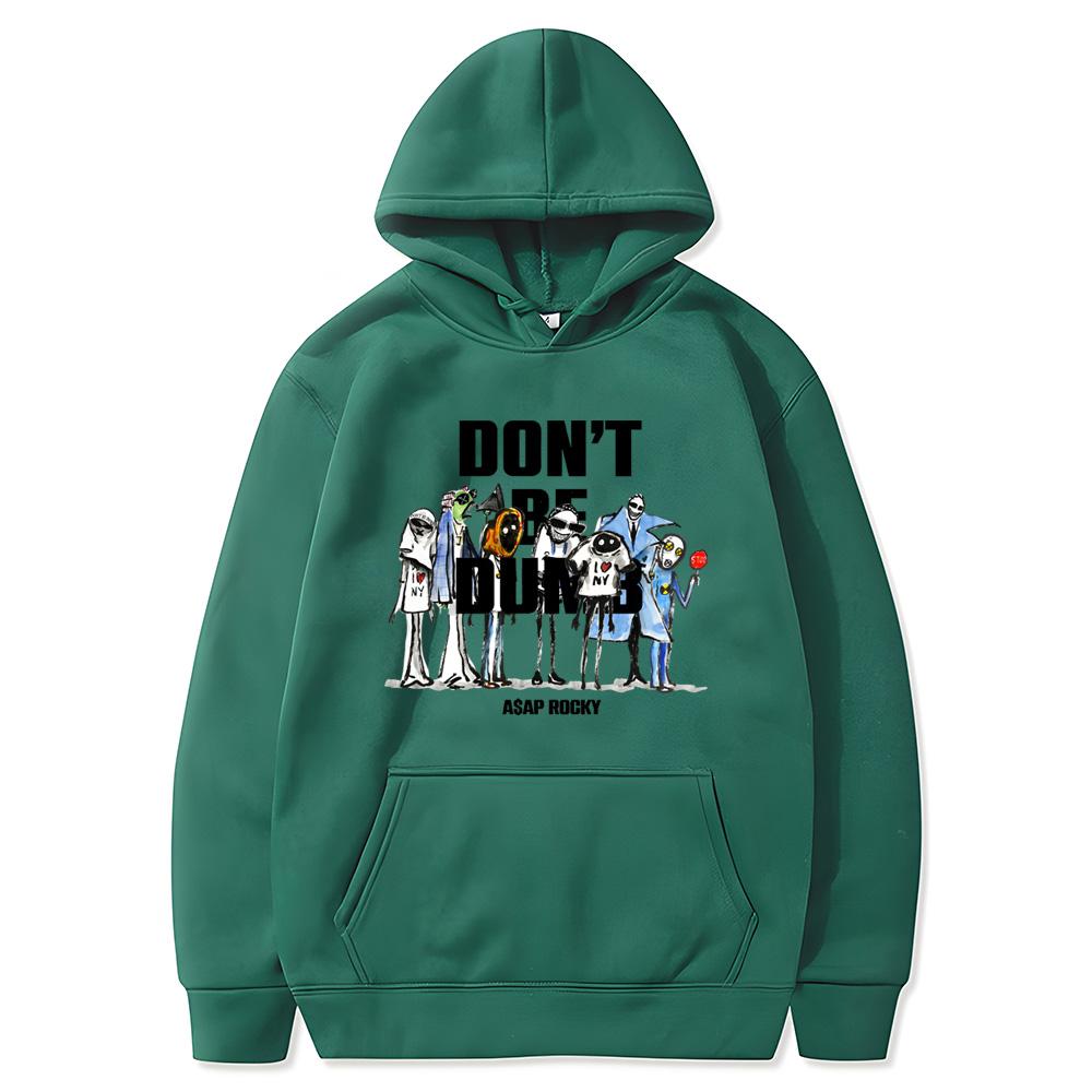 American Rapper Album Print Hoodie Album DON'T BE DUMB Sweatshirts Harajuku Aesthetic Hoody Classic Punk Hooded Pullovers