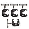 4pcs Aluminum Alloy Magic Arm Super Clamp Crab Big Pliers Clip with 1 4  3 8  Screw Hole for DSLR Camera