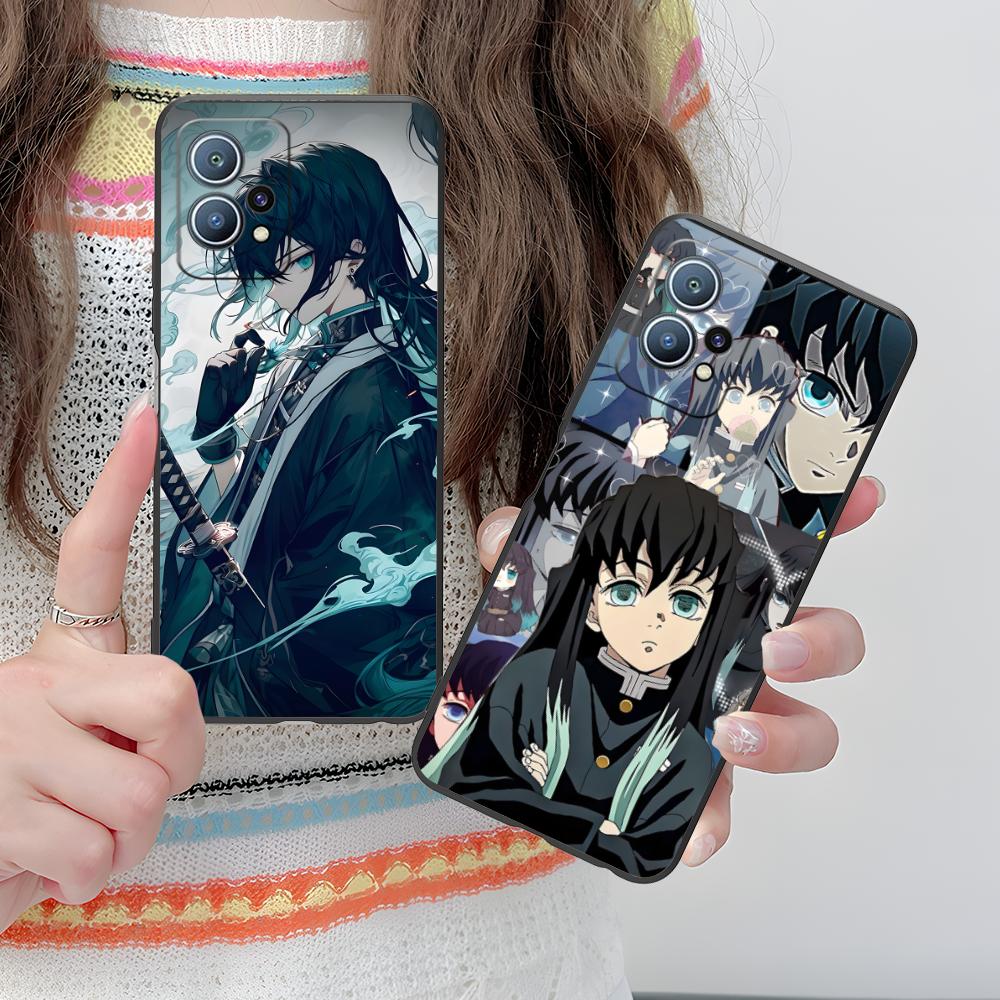 Demon Slayer Muichiro Phone Case for Huawei P60 P50 P40 P30 P20 P10 P9 P8 Pro Lite Plus Colour Protective Pretty Luxury Cover
