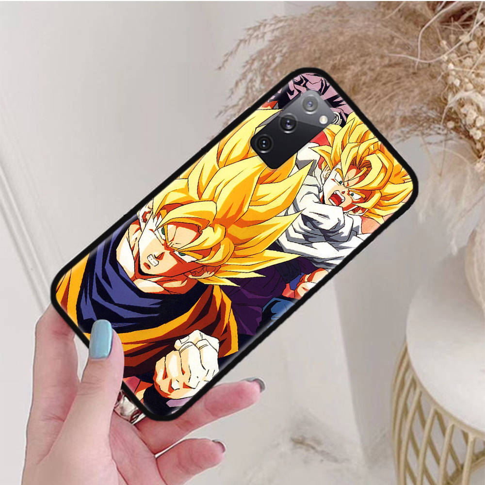 Black Case for Xiaomi Poco X6 X4 M5 M6 F5 F6 C65 C55 C50 C51 C40 Pro Redmi 14C A3X 13C 12C 11T 10A 9C Note 7 6 8A Plus W-84 Dragon Z Ball