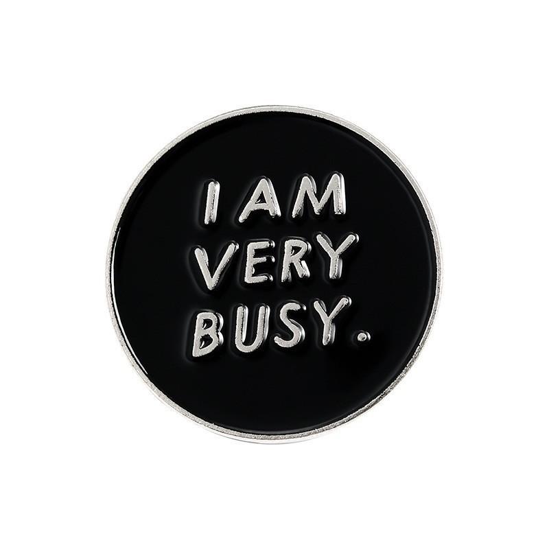 Unique Round Metal Brooch Elegant Geometric Pin Stylish Accessory For Men And Women