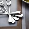 1010 Stainless Steel Long Handle Fork: Ideal for Dining, Cake, Dessert, and Fruit. Customizable with Logo Printing.