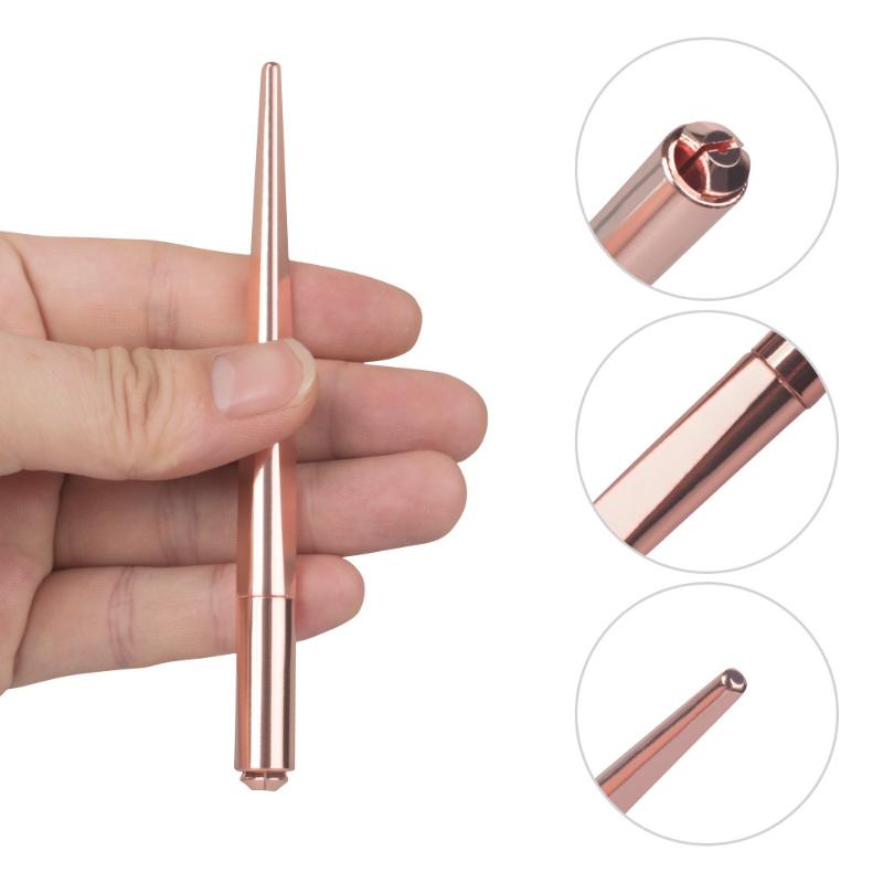 1 Stück Manuelle Metall-Stickerei Augenbrauen-Tattoo-Maschine Stift Permanent Make-up Microblading Griffstift für Tattoo-Kosmetik Zubehör
