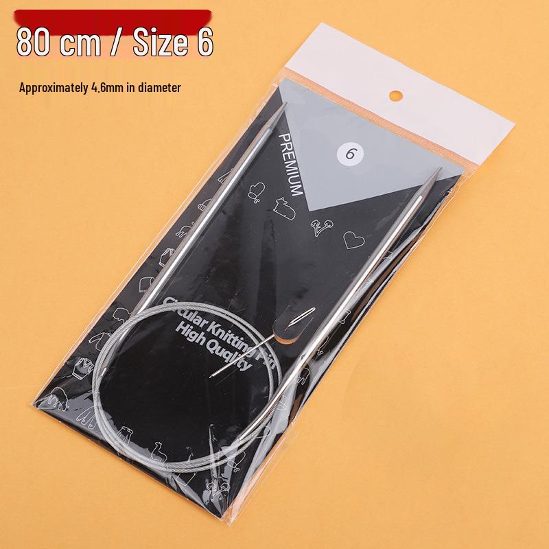 Handmade Circular Knitting Needles for DIY Sweaters and Scarves