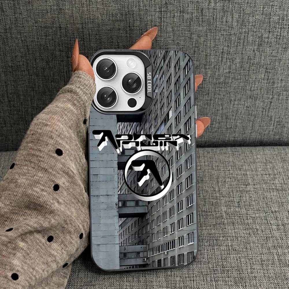 Music Band A-Aphex T-Twin For IPhone 17 16 15 14 13 12 11 Pro Max Plus Colorful Shockproof Back Phone Case