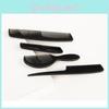 Premium Schwarzer Haarstyling Kamm Set 4 Stück Kunststoff Haarkamm Professionelle Qualität