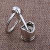 Car Engine Piston Style Keychain Key Ring Creative Metal Piston Model Keyring Keyfob Key Pendant KeyChain Decor Car Accessories