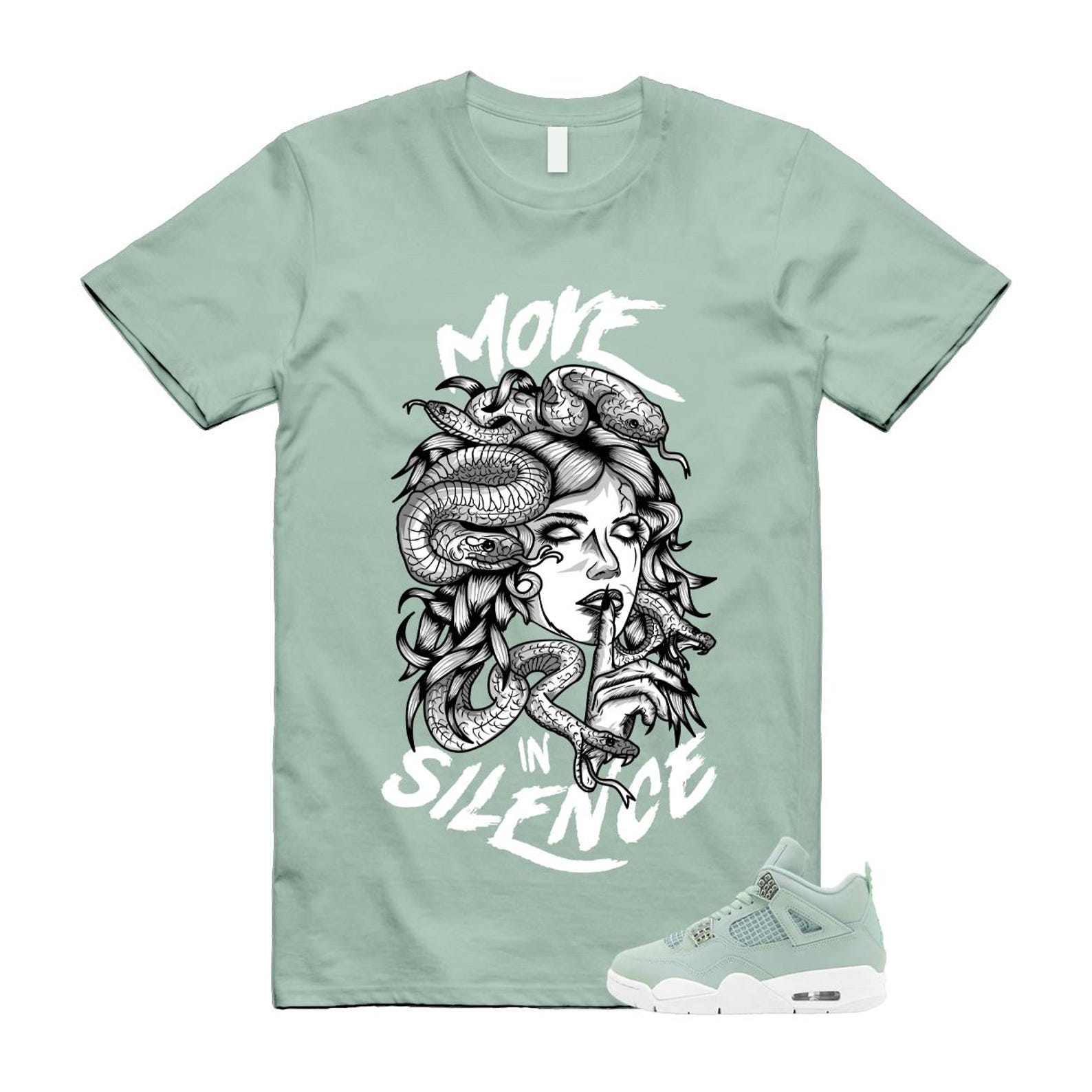 4 Seafoam Green White Sail T Shirt Match MIS 2XL