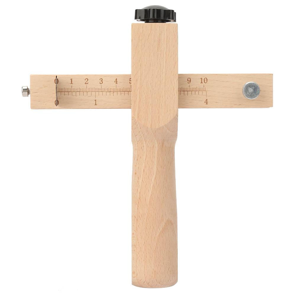 Adjustable Leather Strap Wood Cutter Craft Strip Belt Hand Cutting Tool