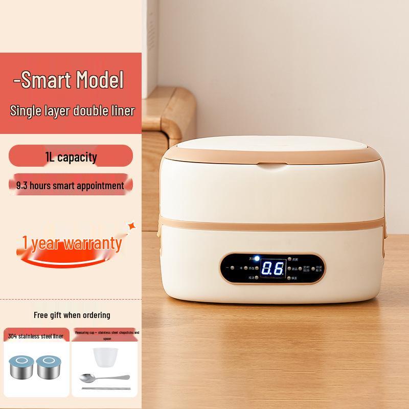 Smart Electric Heated Lunch Box: Portable, Self-Heating, Steaming, Ideal for Office Workers, Keeps Meals Warm, Easy to Carry Bento Solution.