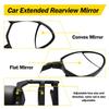 Caravan Trailer Towing Mirror Extension Tow Mirror Adjustable Strap Convex Side Rear View Mirrors Universal