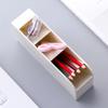 Four-compartment Slanted Insertion Pen Holder Desktop Storage Pen Holder Compact and Multi-functional Pen Holder