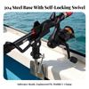 Fishing Equipment Long-Lasting Boat-Mounted Rod Holder Bracket Compact