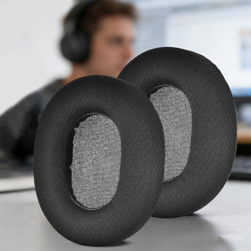 Replacement Ear Cushions For ROG Pelta Headsets Earpads with Soft Memory Foam Breathable Fabric Earcups Earmuff Ear Pad