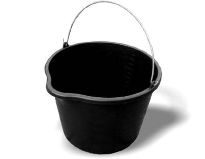 Plastic Construction Bucket With Funnel 12 Liters - Wia Pl 12Le
