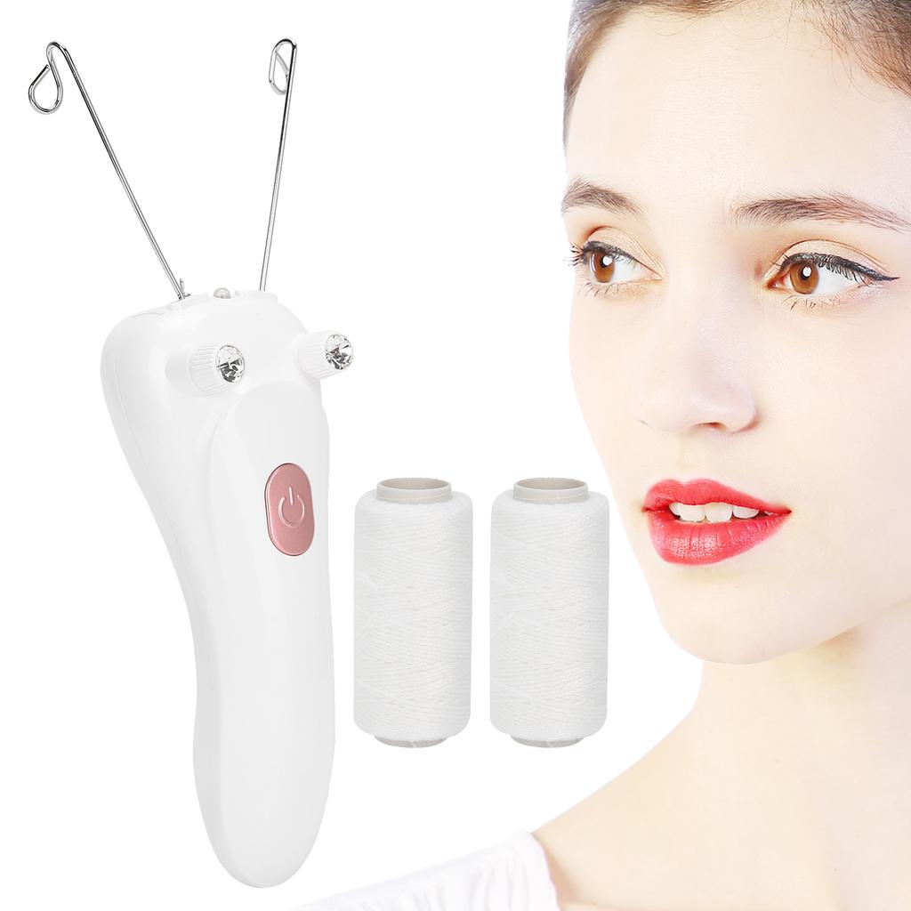 USB Charging Electric Cotton Thread Epilator Facial Body Hair Removal Machine Device