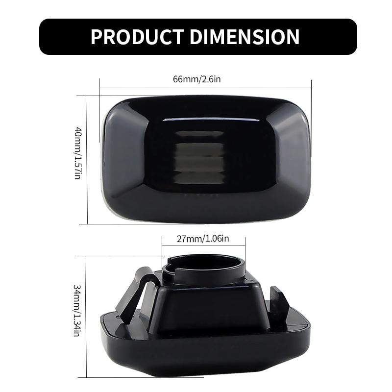 2PCS No Bulbs For Toyota Land Cruiser 70 80 100 Series Hilux LN140 LN150 LN160 LN170 Car Fender Side Marker Light Covers