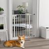Adjustable Safety Gate w/ One Extensions, Four Adjustable Screws, White