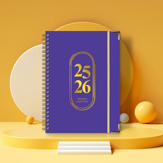 2025-2026 Planner 18-Month Daily Weekly Monthly Planner Organizer Runs Jul. 2025 - Dec.2026 Spiral Agenda Book for Office School Supplies