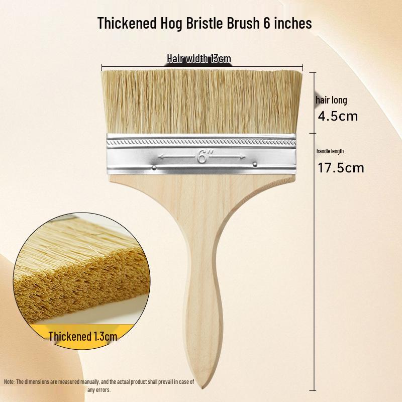 Multifunctional Nylon Brush: BBQ, Paint, Cleaning, 1-12 Plate Sizes