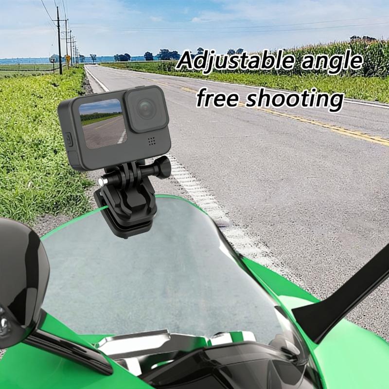 Universelle Motorrad-Windschutzscheibenhalterung für Action-Kameras mit Schnellverschluss und 1/4-Zoll-Schraubloch