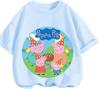Kawaii Casual Crew Neck T Shirt Cute Cartoon Print Summer Street Style Kids Wear Peppa Pig Boys Girls 3 14