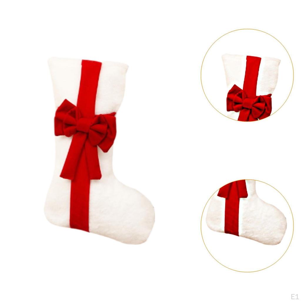 Weihnachtsstrümpfe Feiertag Tragbarer Kamin Hängender Strumpf Weihnachten für Feste Party