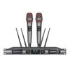 Professional True Diversity Wireless Microphone with Magnetic Charging, One-Button Disinfection, and 200m High-Quality Sound Range