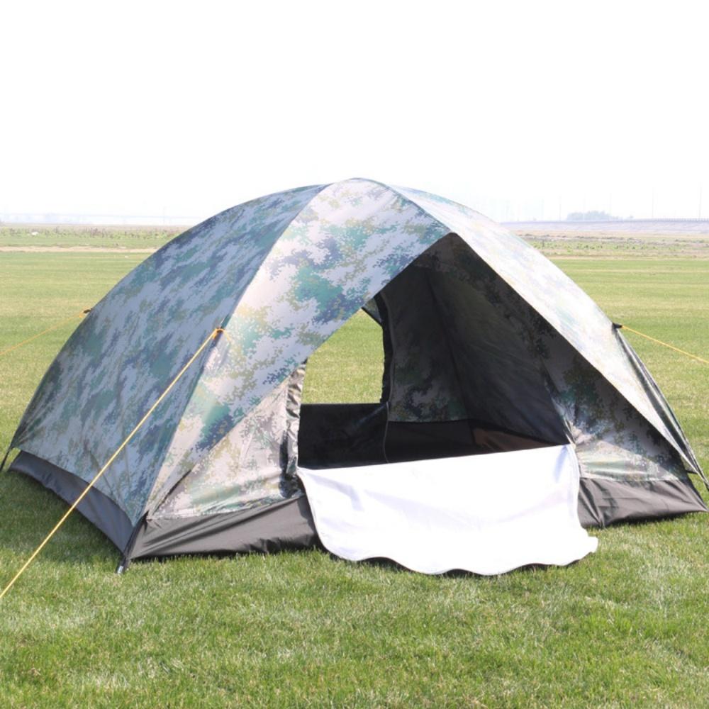 

2 Person Ultralight Camping Tent Single Layer Portable Hiking Tent Anti-UV Coating UPF 30+ for Outdoor Beach Fishing