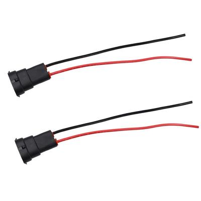 YUNPICAR H11 H8 880 881 Headlight Fog Light Coupler Cable Female Replacement / Processing / Expansion Waterproof Socket (H8/H9/H11 Coupler)