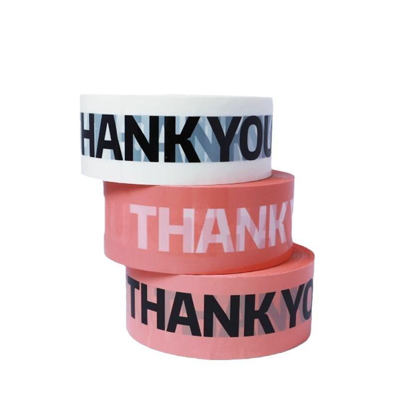 THANKYOU Printed Cartoon Packaging Tape - Express Sealing and Patterned Paper Tape