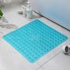 PVC5353 Non-slip Bubble Shower Mat with Suction Cups - Fall Prevention and Water Leakage Protection.