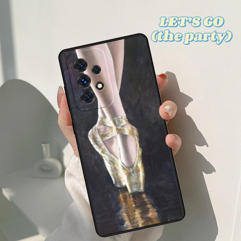 Ballerina girl Pointe Ballet Slippers Shoes case For Samsung Galaxy A42 A31 A40 A51 A71 A32 A80 A91 A52 A72 A20e A50 A70 A11 A12
