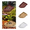 Turtle Bathing Pool, Reptile Water Bowl, Aquarium Ornament, Landscape Feeding Bowl, Turtle Feeder for Bearded Dragons,