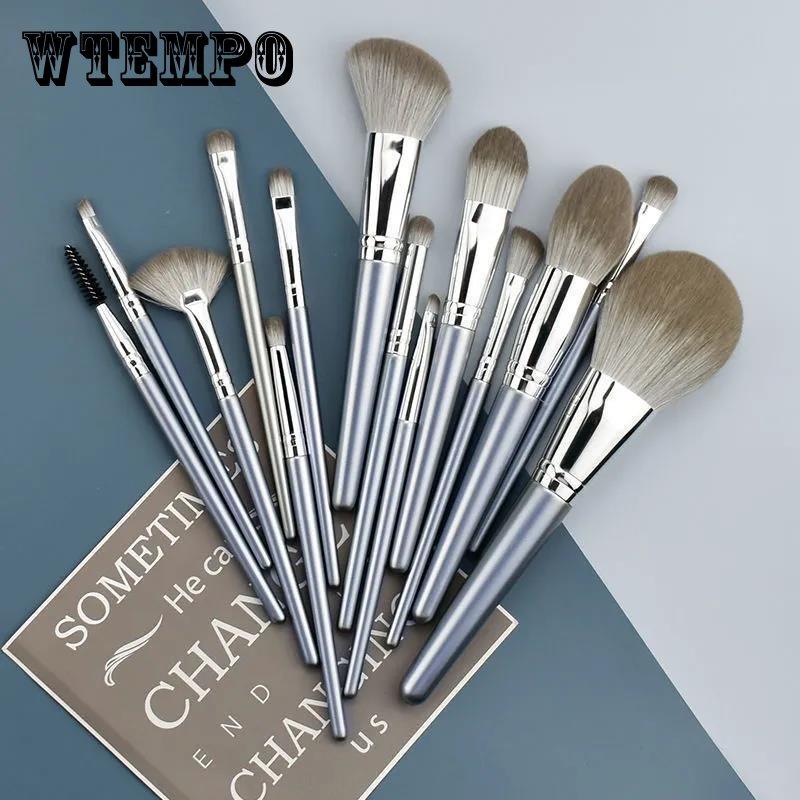 

Набор из 14 кистей для макияжа, зеленая кисть для макияжа глаз, пудра, подводка для глаз, ресниц, губ, косметические инструменты для макияжа bare brush