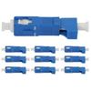 10 Pcs Fiber Optic Adaptor SC Male To LC Female Single Mode Fiber Optic Hybrid Optical Adaptor Converter