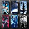 Bleach Kuchiki Rukia Soft Phone Case for iPhone 16 16E 17 Air 15 Pro Max 14 Plus 13 Mini 11 12 7 Black Cover Back Shell