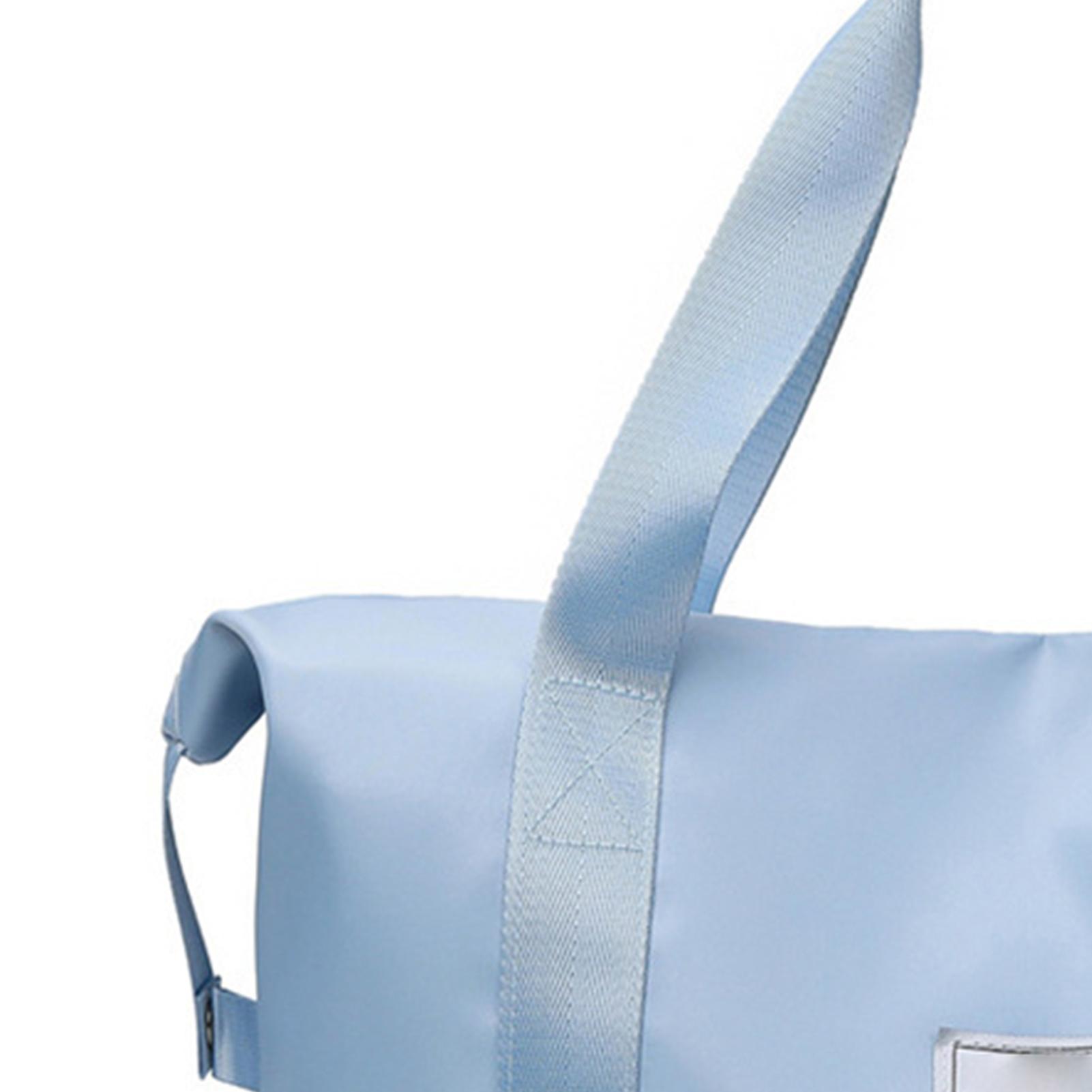 

Сумка для йоги и фитнеса, спортивная, дорожная, портативная, ручная, большой вместимости, складная, с отделением для сухой и влажной одежды, синяя