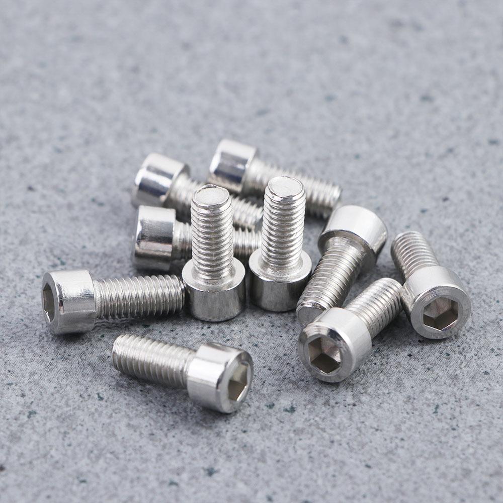 Stainless Steel M5*12 Bottle Cage Screw Bicycle Bottle Holder Screws Bicycle Screws M5 Hexagon Bolt