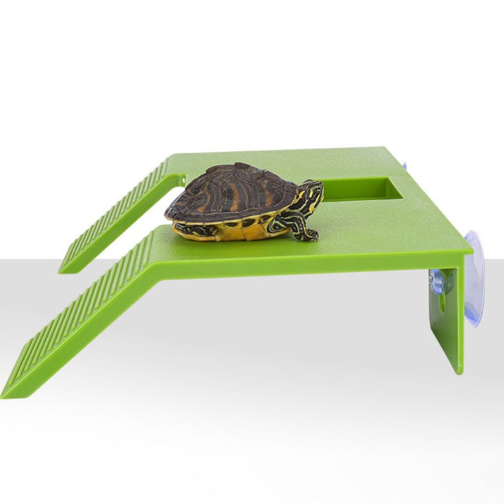 Plastic Turtle Basking Platform with Suction Cup Turtle Floating Ramp Turtles Tank