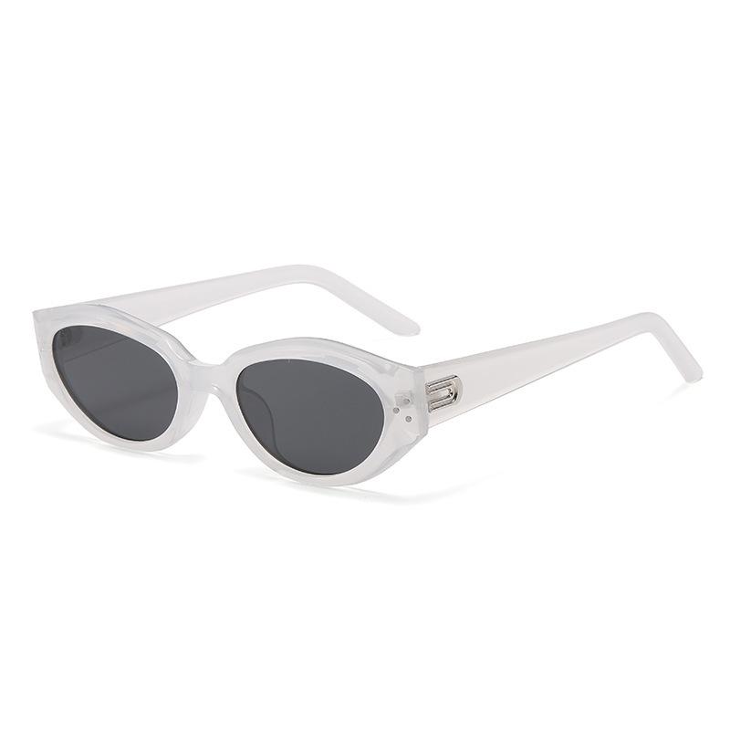 GM European and American small frame retro cat eye sunglasses for women's senior and thin hot-selling men's UV protection sun eye